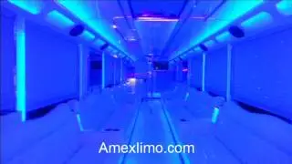 Amex Exclusive All White 50 Passenger Party Bus
