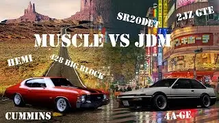 American Muscle vs JDM