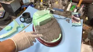 Making River Rock Cobblestone Texture in Clay for Miniature Diorama Scenery