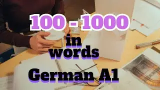 Writing German numbers in words A1 lesson 2 4/4