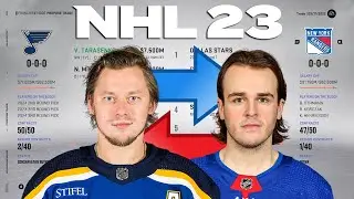 NHL 23 - TARASENKO TO RANGERS TRADE SIMULATION