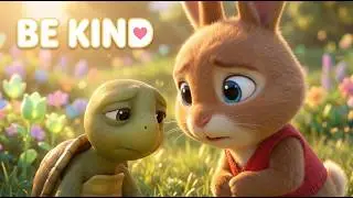 Be Kind Like Bunny 🐰 | Kids Moral Story Rhyme