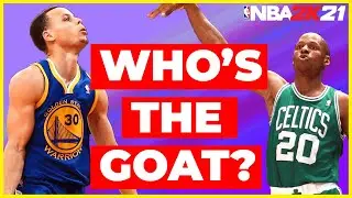 When GOATs Collide! Steph Curry VS Ray Allen 3Point Shootout! NBA2K21