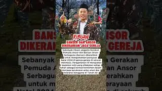 tokoh | Ansor dan Banser jaga gereja #shortsviral #trending #banser