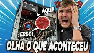 Montou o PC SOZINHO e fez ISSO AQUI 🤢