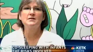 Pediatrician Dr. Monique Mills discusses the risks of co-sleeping with infants