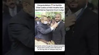 felicitated by Hon'ble Justice at Independence Day