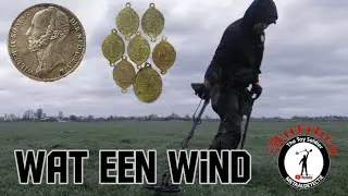 Metaaldetectie door de wind ..