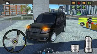 Auto-parking Class 3D: Mini Black Royal van parking simulator - car game android gameplay