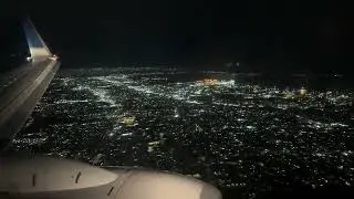 San Diego SAN Night Landing and Taxi January 25, 2026
