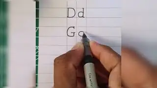 Alphabet A-Z , a-z Letters Writing