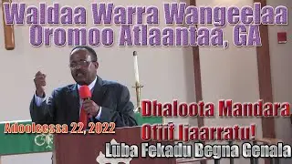 Dhaloota Mandara Ofiif Ijaarratu! -|- Luba Fekadu Begna Genala -|- Adooleessa 22, 2022