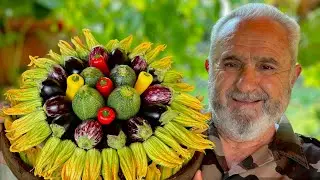 ДОЛМА: фаршированные овощи! естественно красивая деревенская еда для вашей семьи! турецкая еда