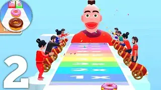 Donut Stack: Doughnut Game - All Levels 11-20 Gameplay Walkthrough (Android,iOS)
