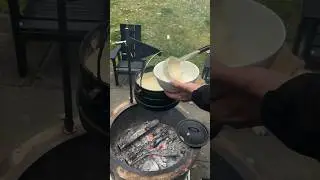Cream of Crab Soup Cooked Over Fire 🦀🔥