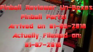 Pinball Reviewer Un-Boxes - A Very Marco Specialties Pinball Un-Boxing!