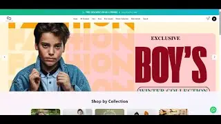Full Stack MERN E-Commerce Website | Kids Clothing Store with Admin Panel & WhatsApp Integration
