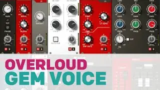 Overloud Gem Voice // Complete Vocal Production // Plugin AUDIO DEMOS // Vocal channel strip vintage