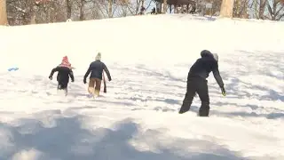 Sledding at Deming Park: A snowy escape for Terre Haute kids