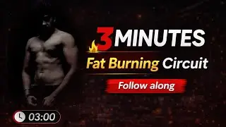 3 Minute🕒 FAT BURNING CIRCUIT 🔥 (FOLLOW ALONG) || HIIT Training 