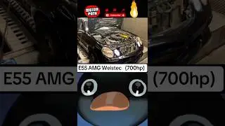 SUPERCHARGED DYNO PULL - E55 AMG🔥 #shorts #dyno #e55amg #supercharged