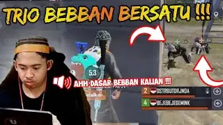 TRIO BEBBAN BERSATU GUNCANGKAN ERANGEL  !!! BURHAN, BJ GEMINK, BENCANA -PUBG MOBILE