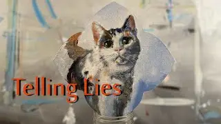 Acrylic Painting - Telling Lies