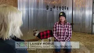 This woman's goat yoga business is bringing in 6 figures