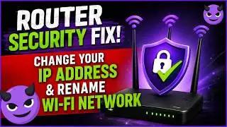Secure Router, Change IP address & Rename wifi Network
