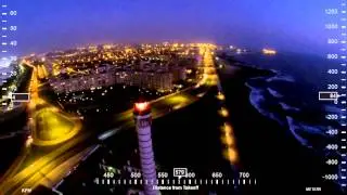 Night flight @ lighthouse