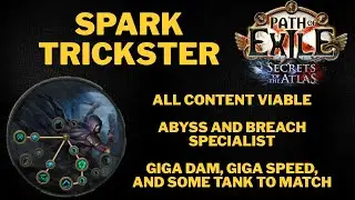 POE 3.26 Spark Trickster против Ubers и x5 Risk Scarabs, фермерство T17