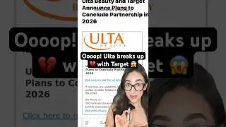OMG Ulta is Leaving Target after 5 YEARS! 😮😱 #ulta #target #beauty #fypviral #beautynews