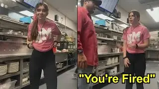 Attention Seeking Woman Gets Fired In Seconds By Boss!