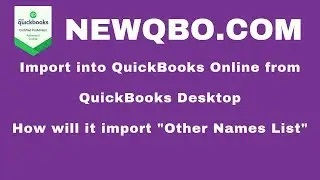 Import into QuickBooks Online from QuickBooks Desktop | Other Names List