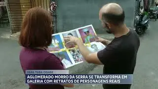 Exposi&ccedil;&atilde;o transforma aglomerado da Serra, em BH, em galeria a c&eacute;u aberto