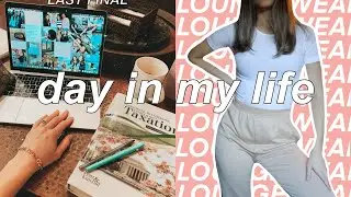 my LAST day of college + last final for undergrad!!! + affordable WFH/loungewear haul