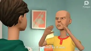 Caillou Misses The looney tunes show on Cartoon Network/ Grounded