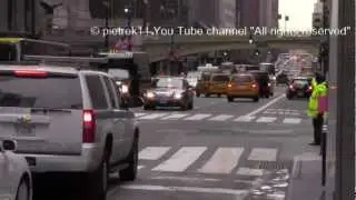 undercover police car responding NYPD Ford Crown Victoria &copy;