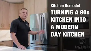 Kitchen Remodel: Turning a 90s kitchen into modern day kitchen - Straight Line Construction