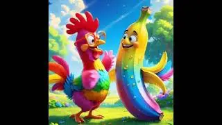 chicken banana song chicken banana funny song #trending #cartoon #kidsstoryhindi #moralstory #reels