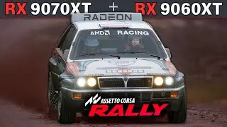 Assetto Corsa Rally - RX 9070XT + RX 9060XT 4K to 1080P Benchmark