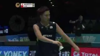 2015 All England Open Lin Dan vs Kento Momota