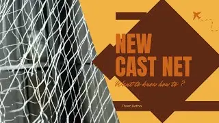 Part 1: New Cast Net How to make it ? Details next in playlist #fishing #fish #net