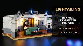 BriksMax Light Kit For Lego Seinfeld 21328(With Remote)