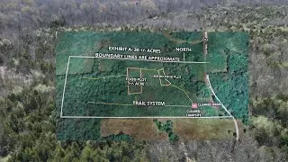 Newly created 30 acre Southern Illinois property update. Project 291 drone tour