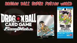 Apro Box Di Carte Dragonball Super Fision World Manga Booster 01