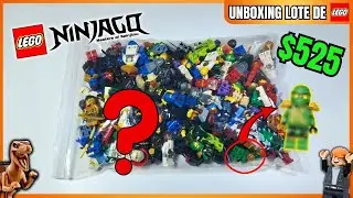 &iexcl;M&aacute;s de 80 minifiguras de LEGO Ninjago de un coleccionista! - LEGO Ninjago Lote UNBOXING
