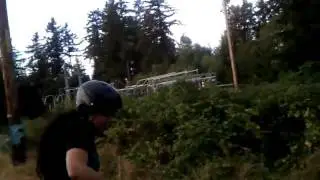 Abby does the Cushman Trail by Mauricio Aspee