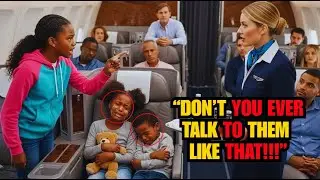 10-YEAR-OLD BLACK BILLIONAIRE GIRL DEFENDS HER SIBLINGS FROM RACIST FLIGHT ATTENDANT ON PLANE