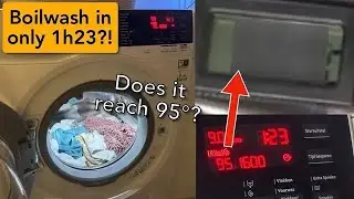 AEG 9000 Series L9FENS96 - A boilwash in just 1h23?! Cottons 95&deg; with 2x Time Saver (Full cycle)